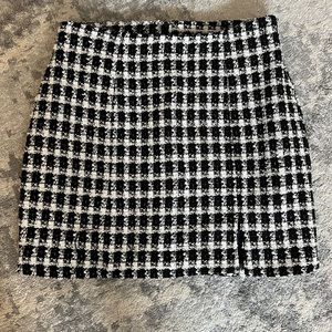 NWT Plaid mini skirt